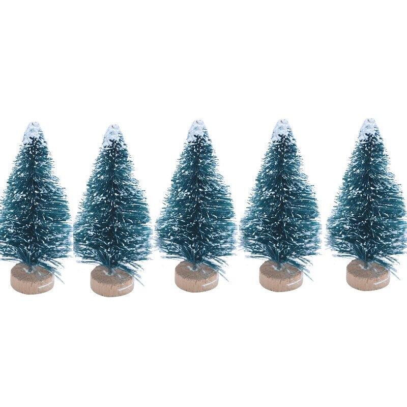 Colorful Desktop Christmas Trees 5 Pcs Set