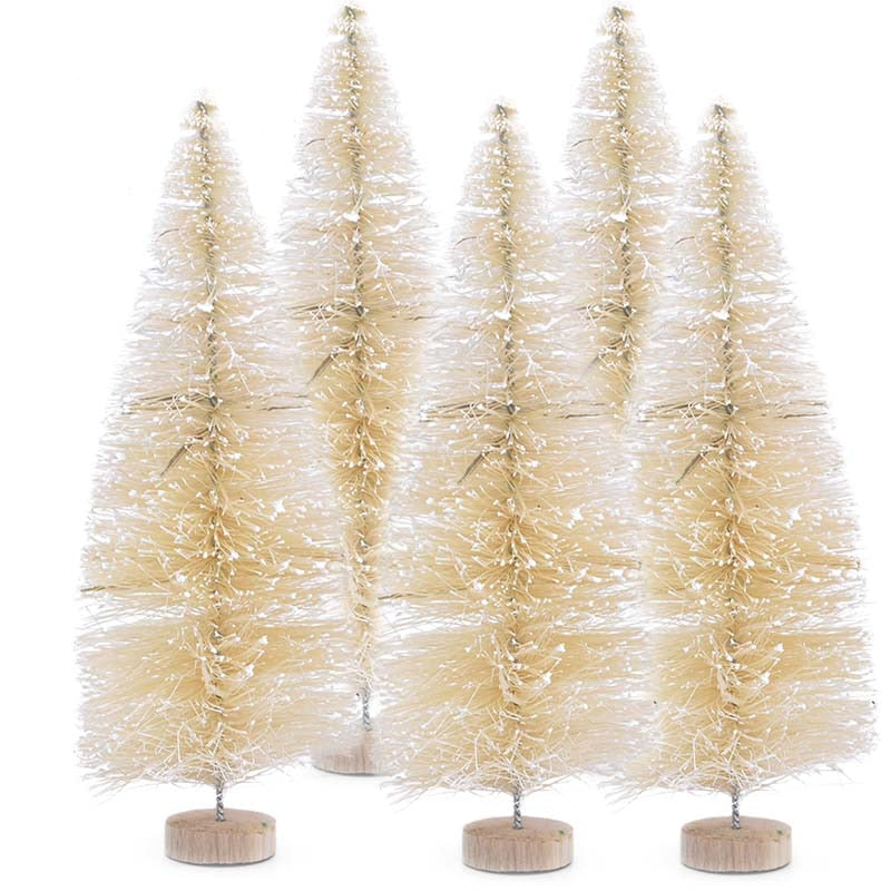 Colorful Desktop Christmas Trees 5 Pcs Set