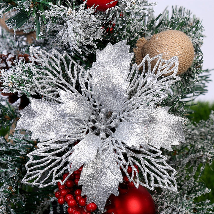 Christmas Ornament Flower Decorations Set