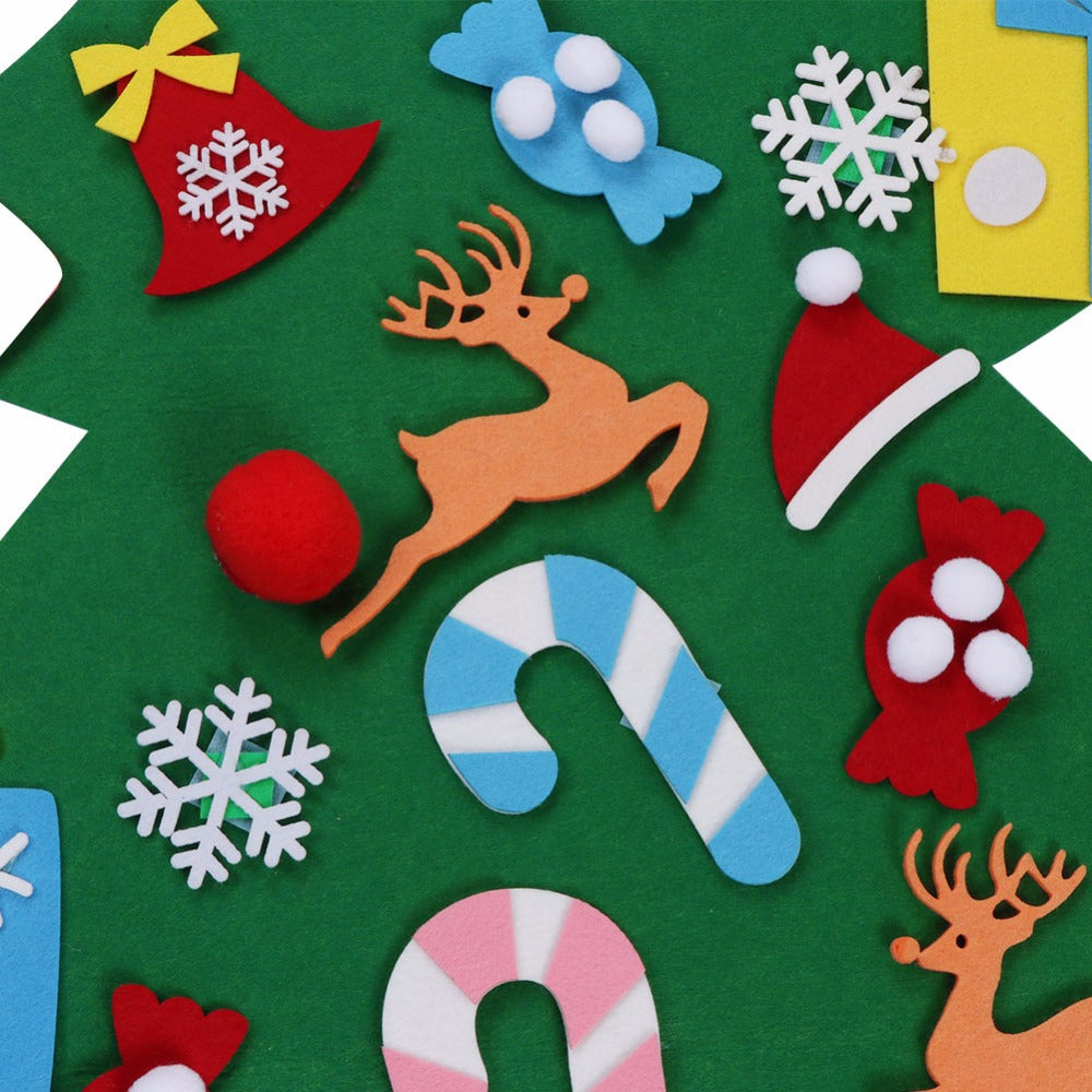 DIY Wall Hanging Felt Christmas Tree Making Kit