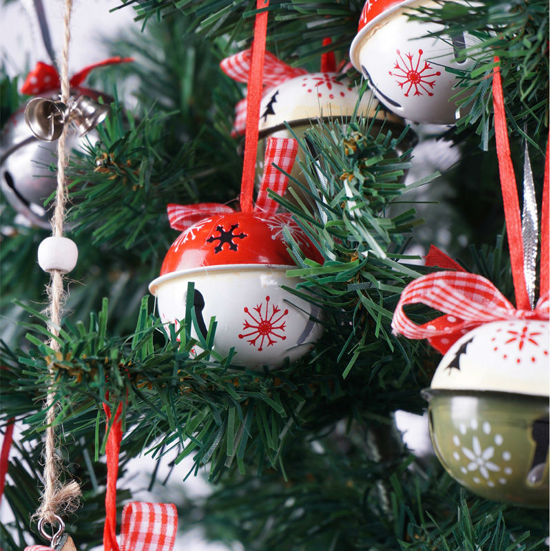 metal jingle bells with ribbon, view 8 - MRSLM