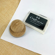personalized wood wedding stamp, view 4 - MRSLM