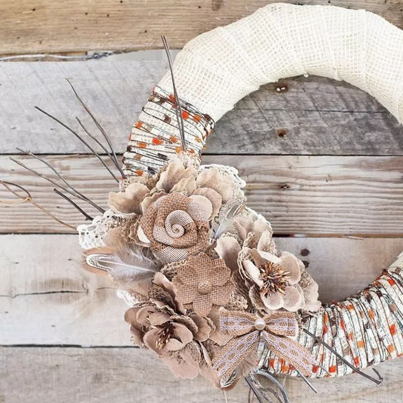 handmade burlap wedding decorations, view 15 - MRSLM