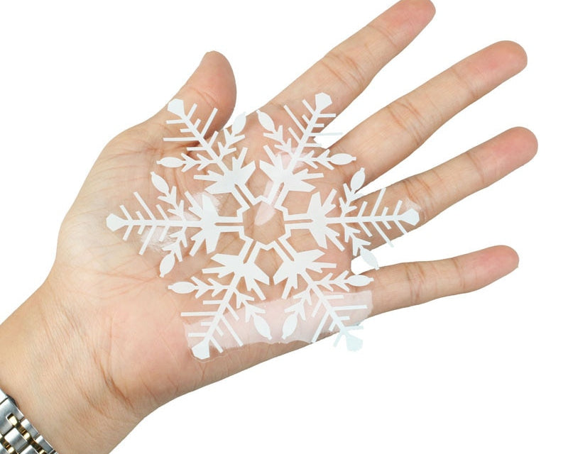 Christmas Snowflake Window Stickers 48 Pcs Set