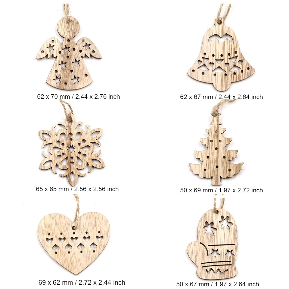 Christmas Wooden Hanging Decoration