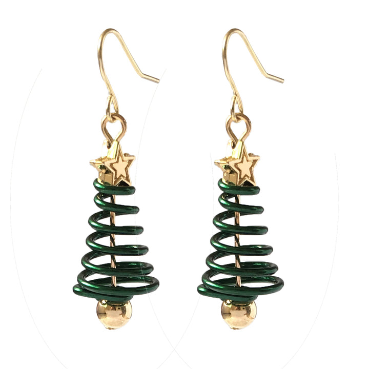 Women's Christmas Tree Shaped Earrings