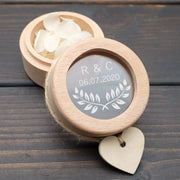Wooden ring holder box, view 5 - MRSLM