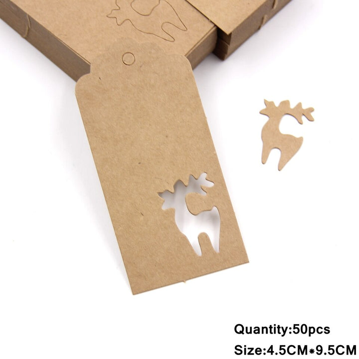 Set of 50 Kraft Paper Tags