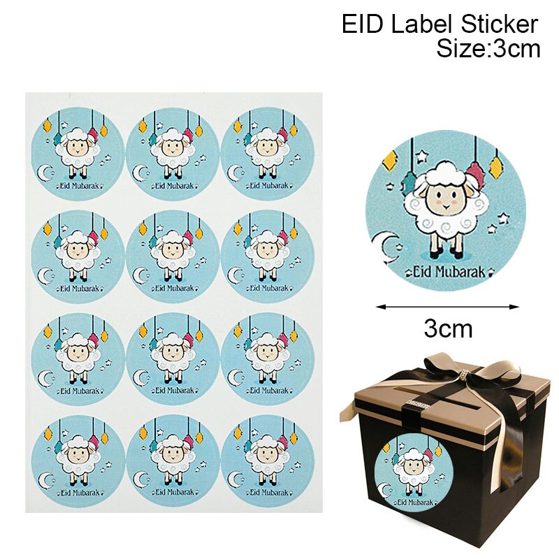 Eid Paper Gift Stickers