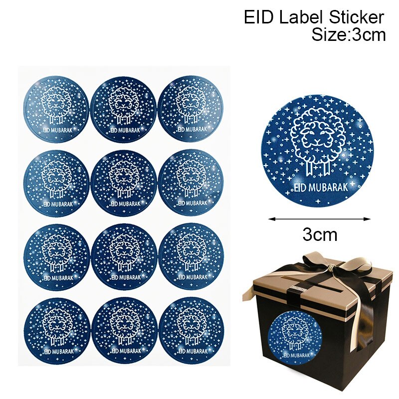 Eid Paper Gift Stickers