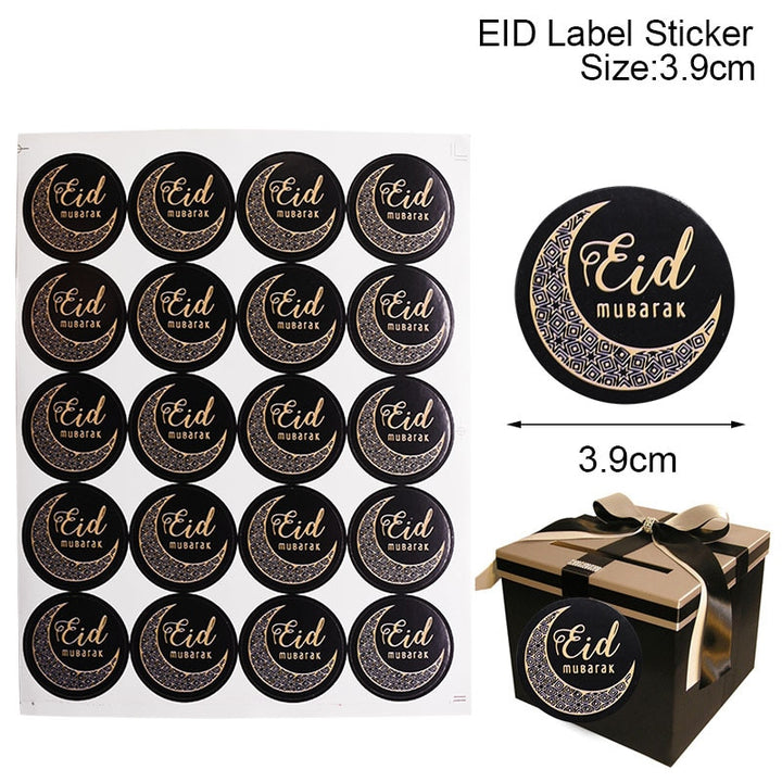 Eid Paper Gift Stickers