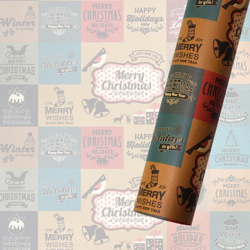 Kraft Paper Christmas Wrapping Paper