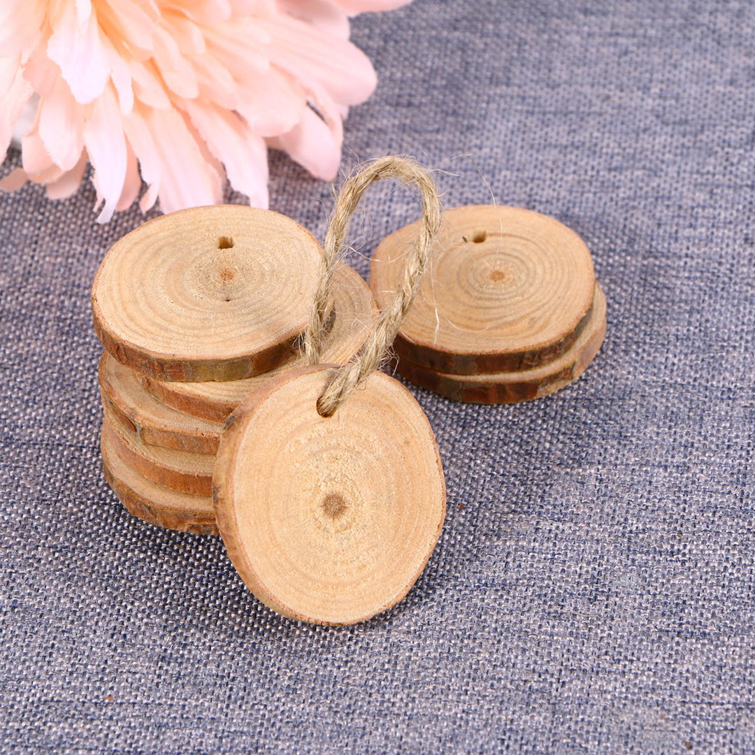 DIY Rustic Wedding Wood Labels 50 pcs Set