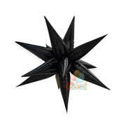 star shaped foil balloon set 12 pcs, view 5 - MRSLM