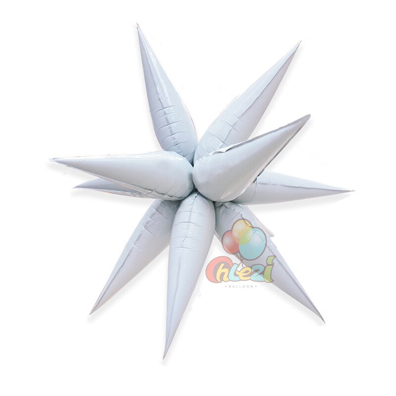 star shaped foil balloon set 12 pcs, view 6 - MRSLM