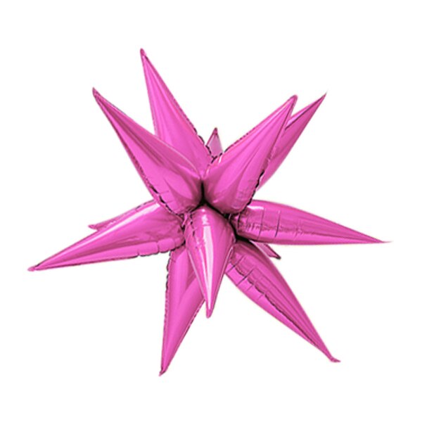 star shaped foil balloon set 12 pcs, view 10 - MRSLM