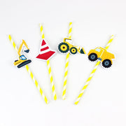 construction trucks paper straws, view 9 - MRSLM