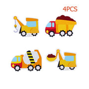 construction trucks paper straws, view 7 - MRSLM