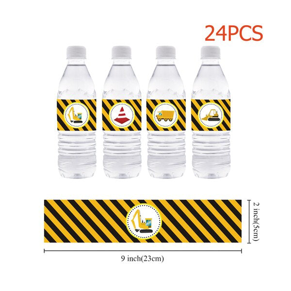 construction trucks paper straws, view 8 - MRSLM