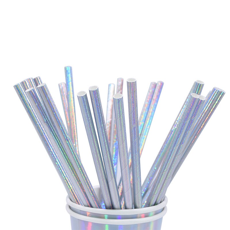 silver paper party tableware set, view 11 - MRSLM