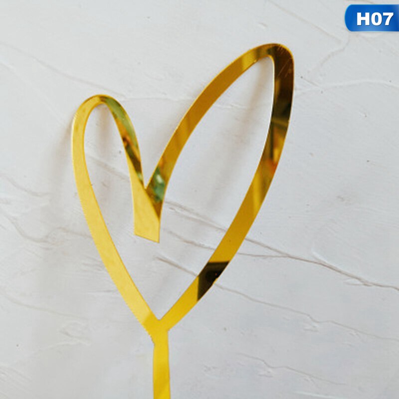 Heart Shaped Cake Topper