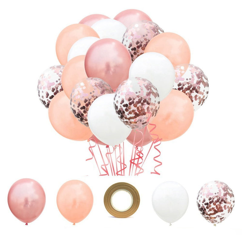 party balloon set with ribbon and confetti, view 39 - MRSLM