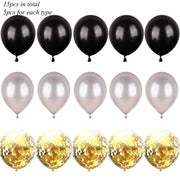 party balloon set with ribbon and confetti, view 21 - MRSLM