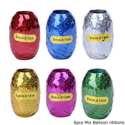 party balloon set with ribbon and confetti, view 27 - MRSLM