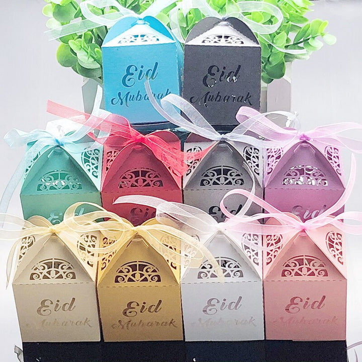 Happy Eid Mubarak Gift Box 10-100 Pcs Set