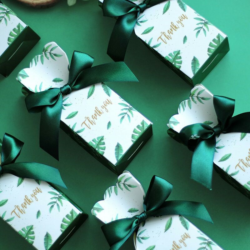green paper candy boxes, view 4 - MRSLM