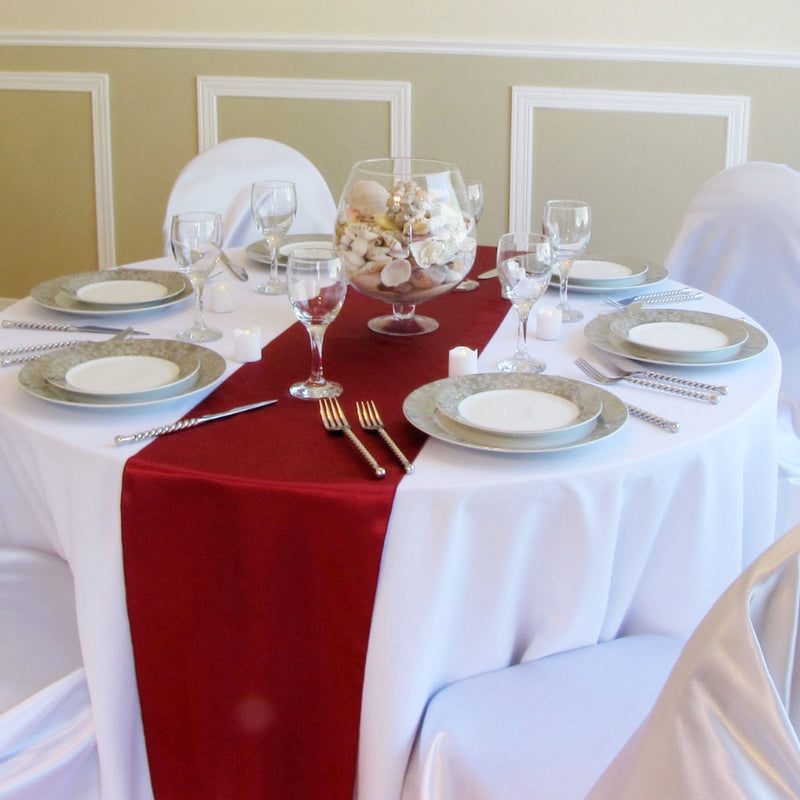 satin table runner, view 22 - MRSLM