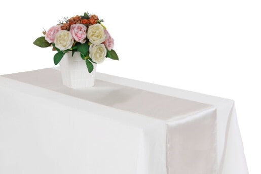 satin table runner, view 5 - MRSLM