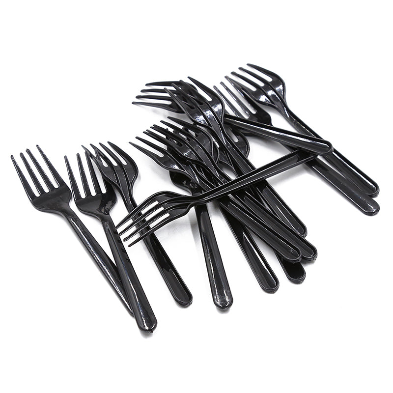 disposable plastic forks set, view 3 - MRSLM