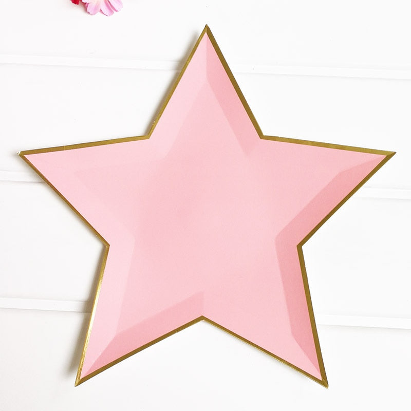 star shaped paper plates, view 12 - MRSLM