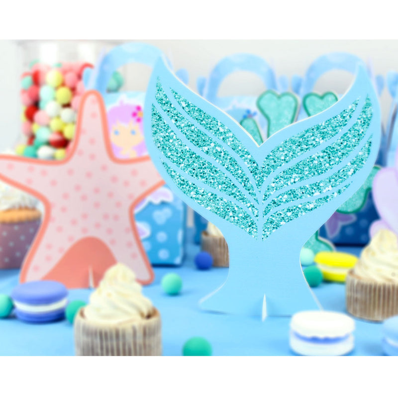 mermaid tail table centerpiece, view 27 - MRSLM