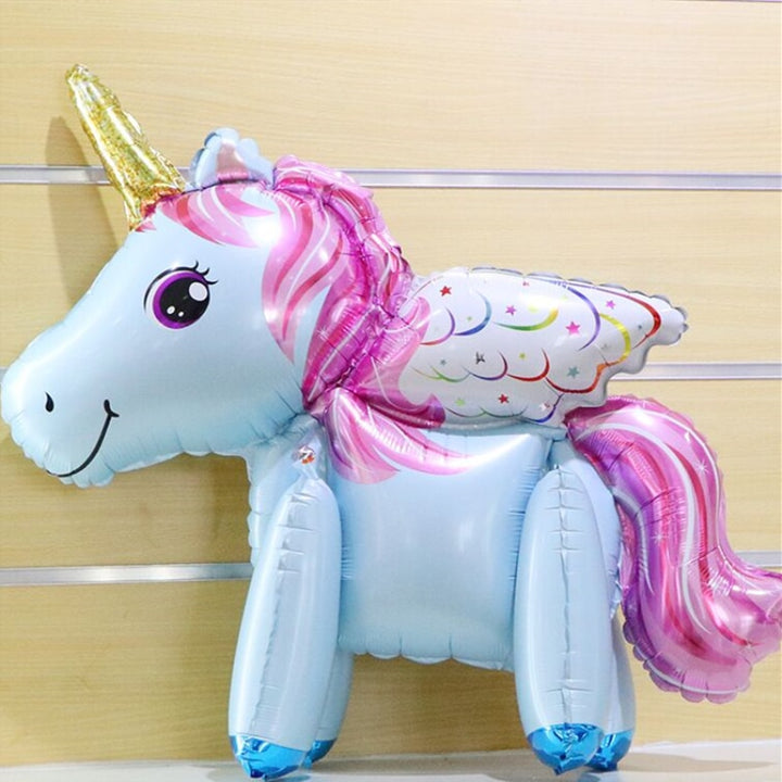 3D Rainbow Unicorn Balloons for Party Decoration