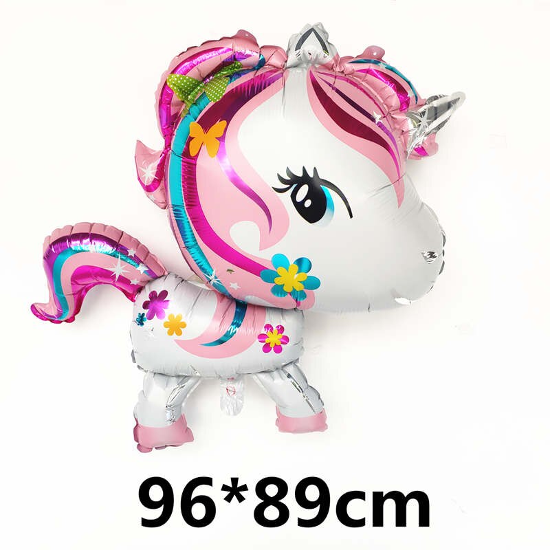 3D rainbow unicorn balloon, view 3 - MRSLM