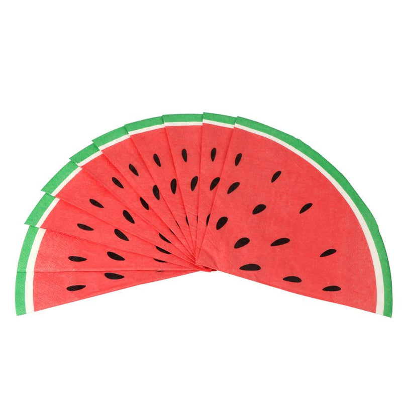 Watermelon shaped paper plates, view 2 - MRSLM