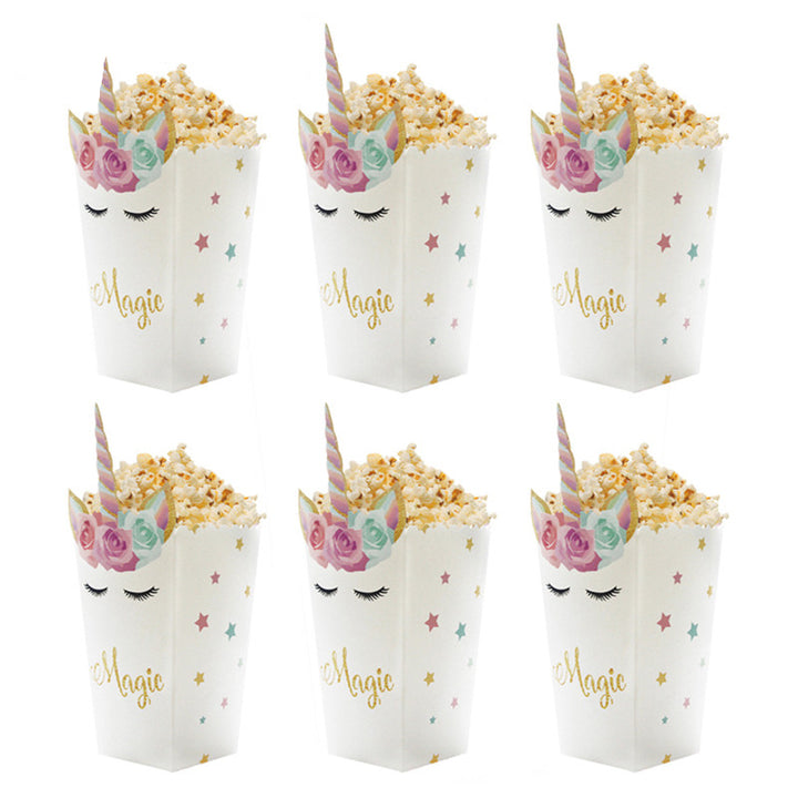 Cute Unicorn Popcorn Bags