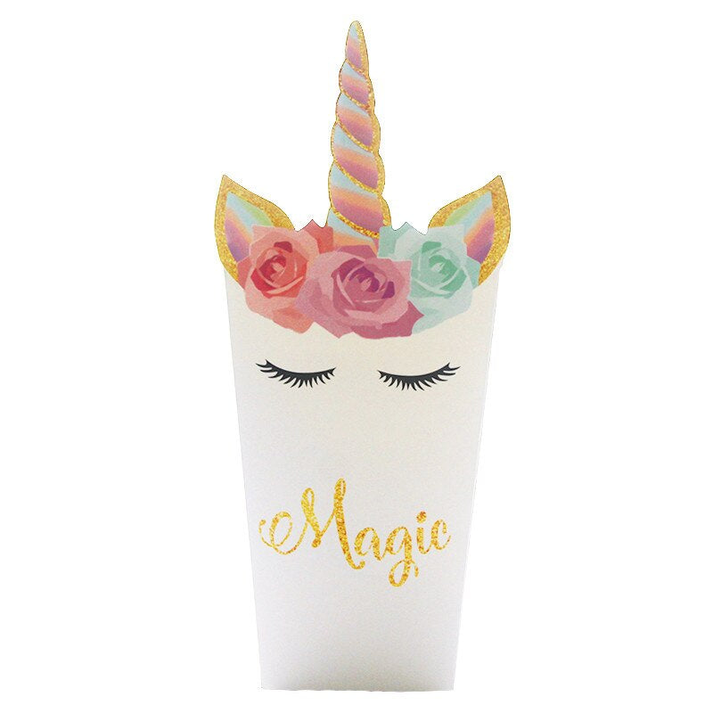 unicorn popcorn bags, view 2 - MRSLM