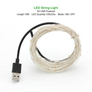 Waterproof LED Christmas garland, view 2 - MRSLM