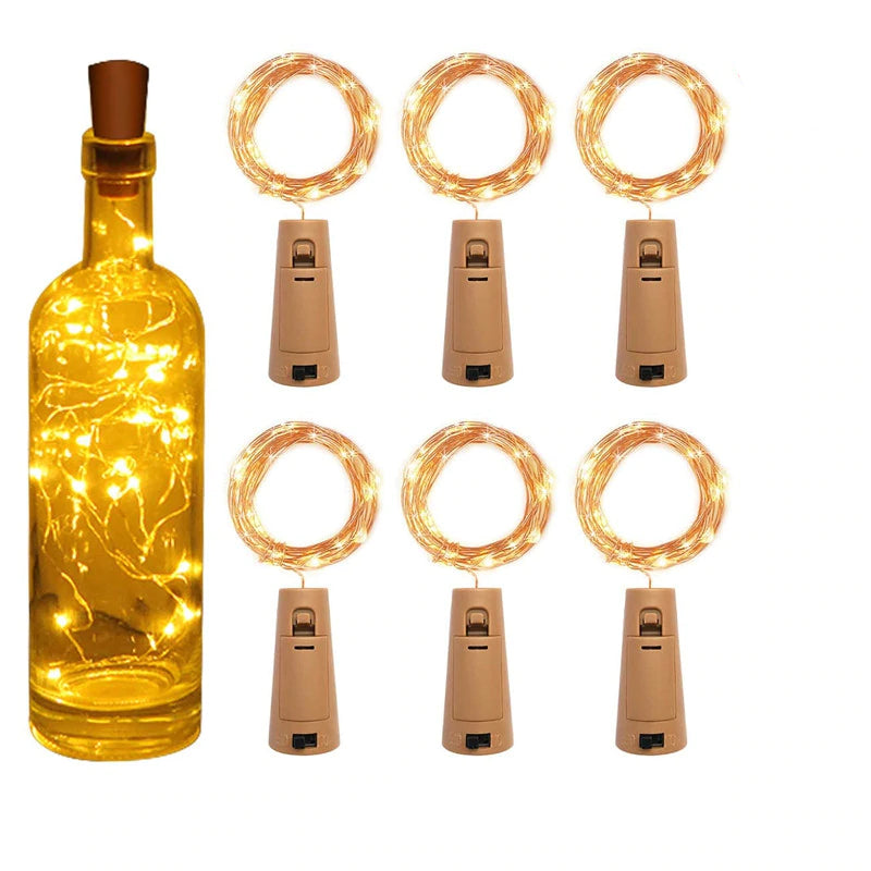 LED string for wine bottle decoration, view 2 - MRSLM