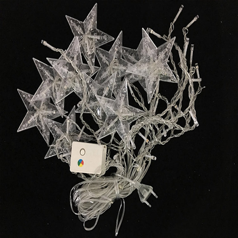 led string with star pendants, view 11 - MRSLM