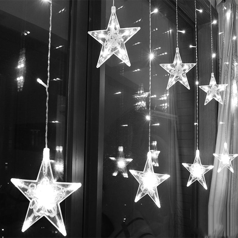 led string with star pendants, view 7 - MRSLM