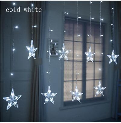 led string with star pendants, view 3 - MRSLM