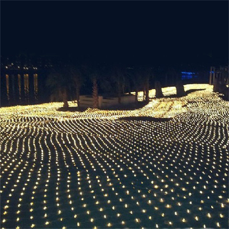 led christmas net lights, view 3 - MRSLM