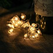 cat shaped LED fairy lights, view 4 - MRSLM