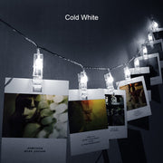 led string lights with photo clips, view 2 - MRSLM