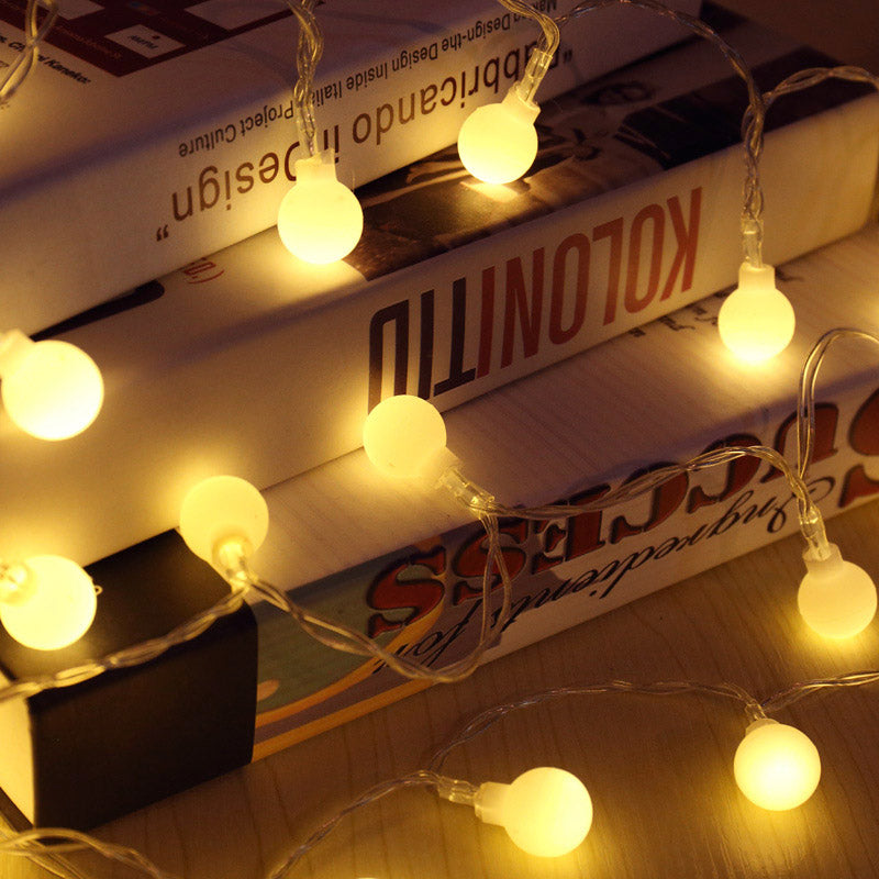 fairy ball string lights, view 2 - MRSLM