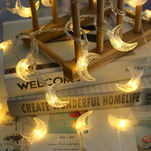 Moon shaped LED string light - MRSLM